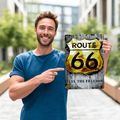Route 66 (Paint by Numbers Tin Sign)