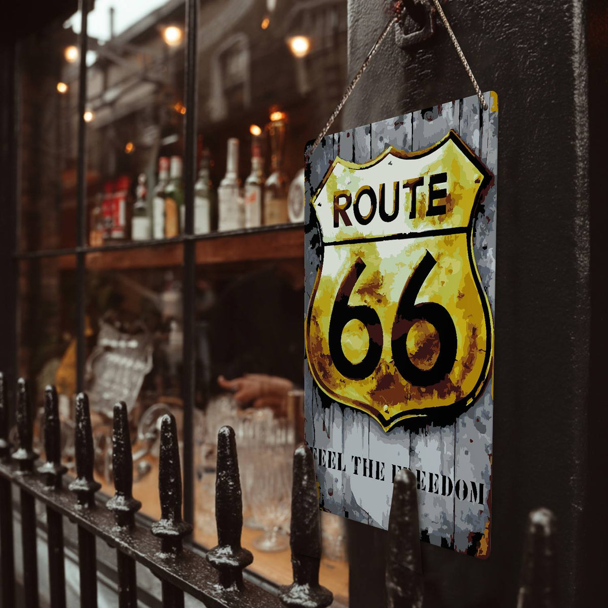 Route 66 (Paint by Numbers Tin Sign)