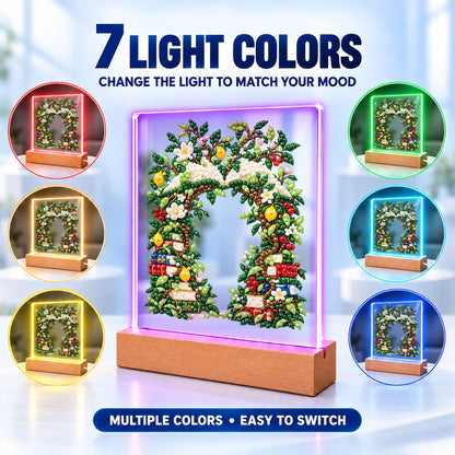Book-Lined Garden Archway (Light-Up Pearl Painting)