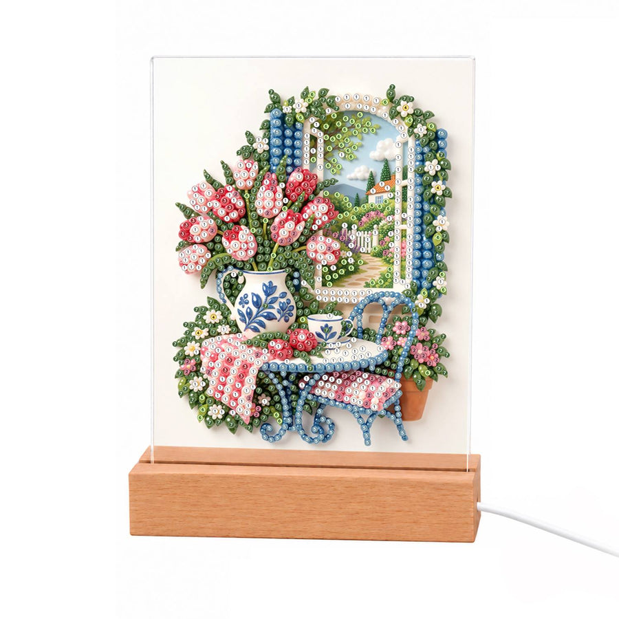 Light-up pearl painting kit contents
