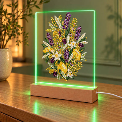 Lavender and Lemon Sprigs (Light-Up Pearl Painting)