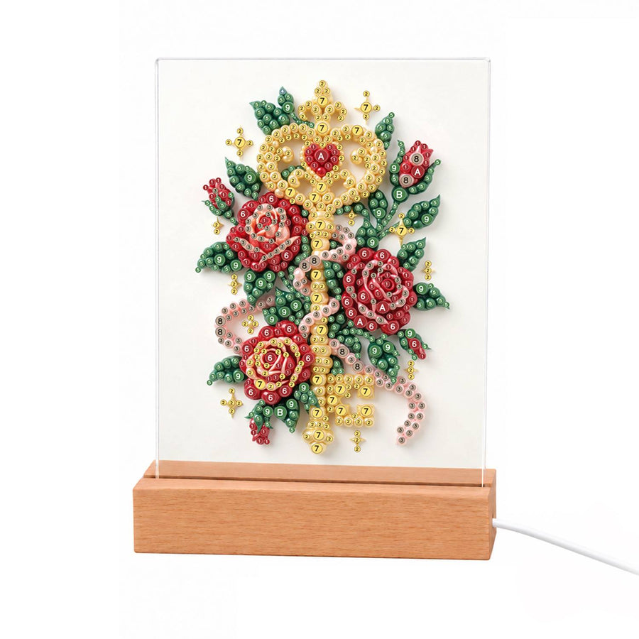 Light-up pearl painting kit contents
