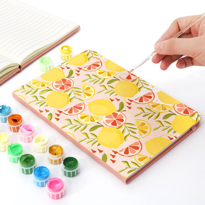 Lemon and Grapefruit Medley paint by numbers notebook – image 7