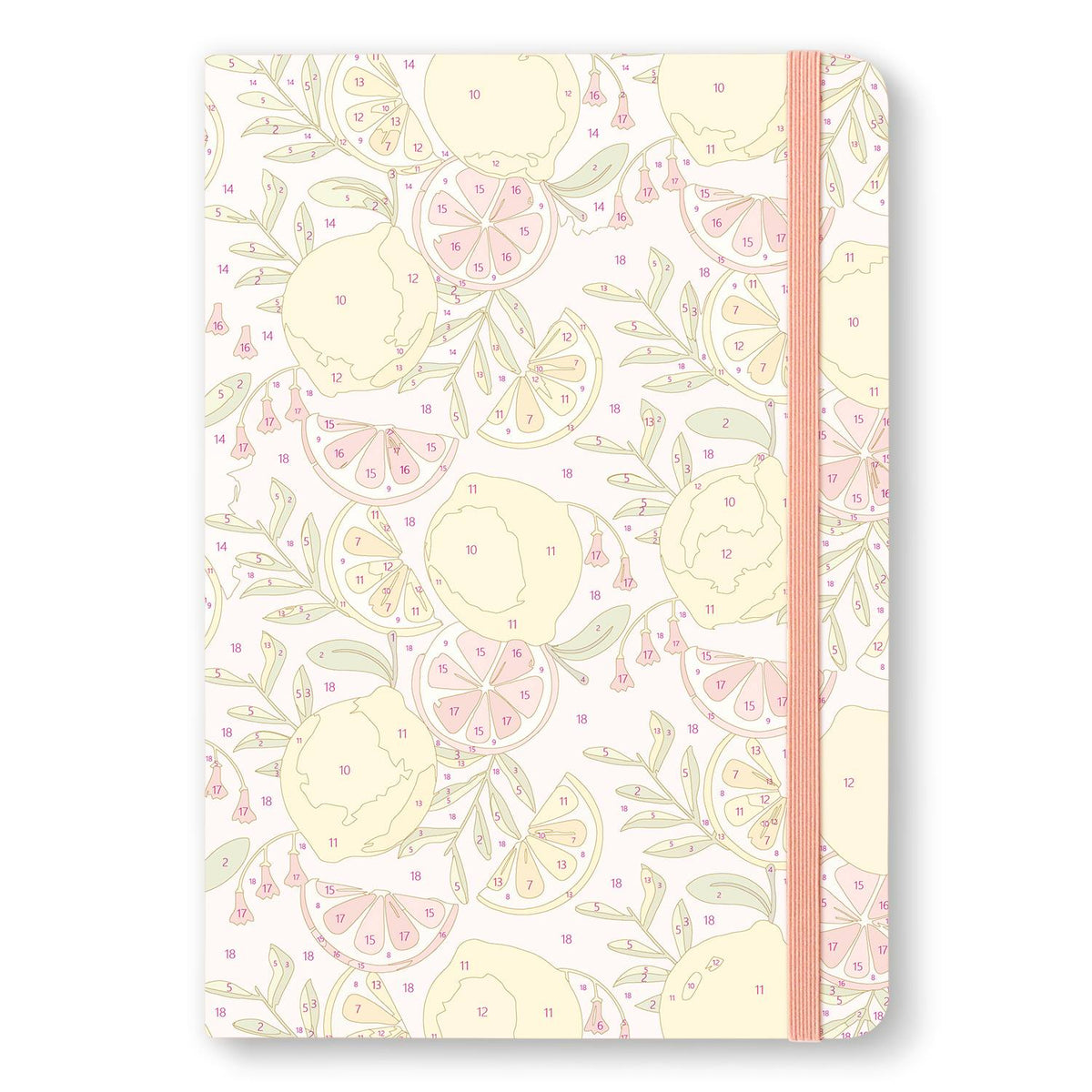 Lemon and Grapefruit Medley paint by numbers notebook – image 12