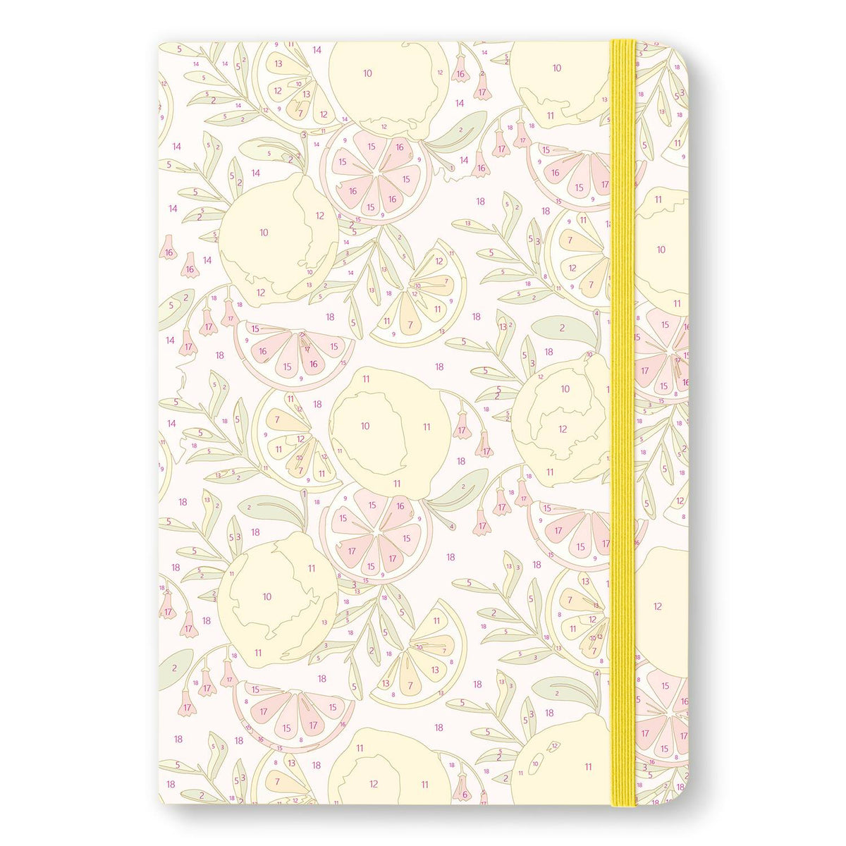 Lemon and Grapefruit Medley paint by numbers notebook – image 13