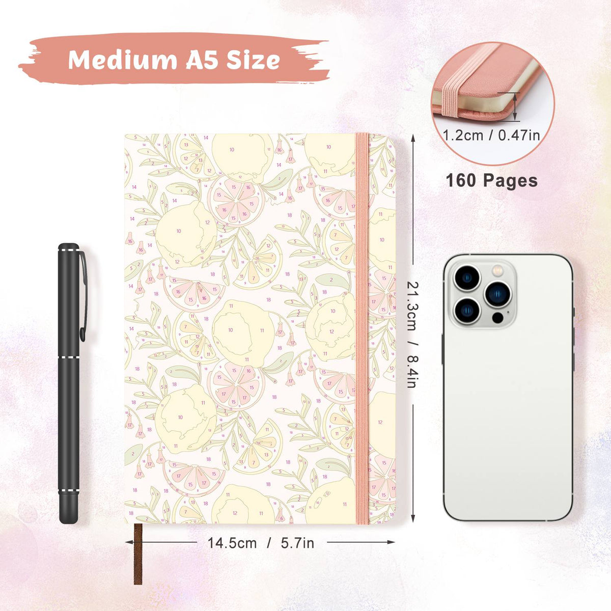 Lemon and Grapefruit Medley paint by numbers notebook – image 14