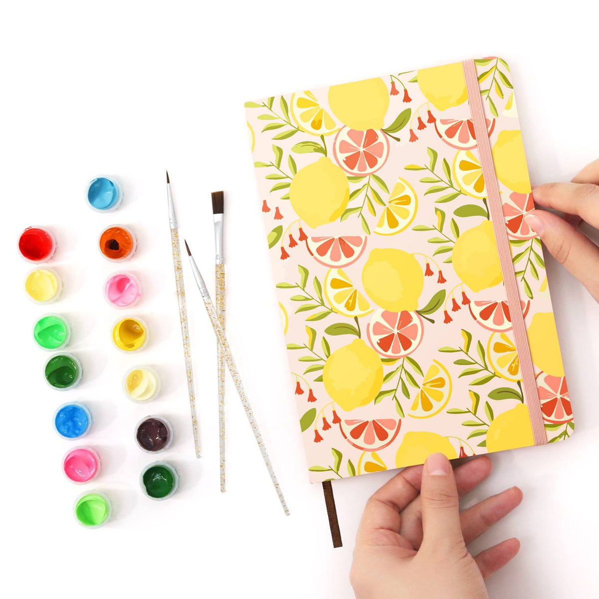 Lemon and Grapefruit Medley paint by numbers notebook – image 21
