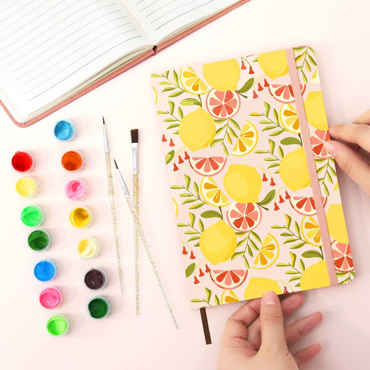 Lemon and Grapefruit Medley paint by numbers notebook – image 22