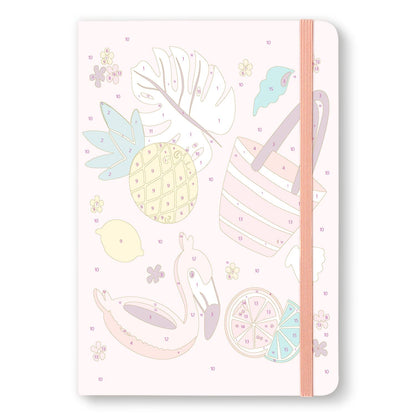 Flamingo Float Beach Day paint by numbers notebook – image 12