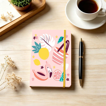 Flamingo Float Beach Day paint by numbers notebook – image 26
