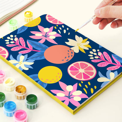 Midnight Citrus and Blooms paint by numbers notebook – image 6