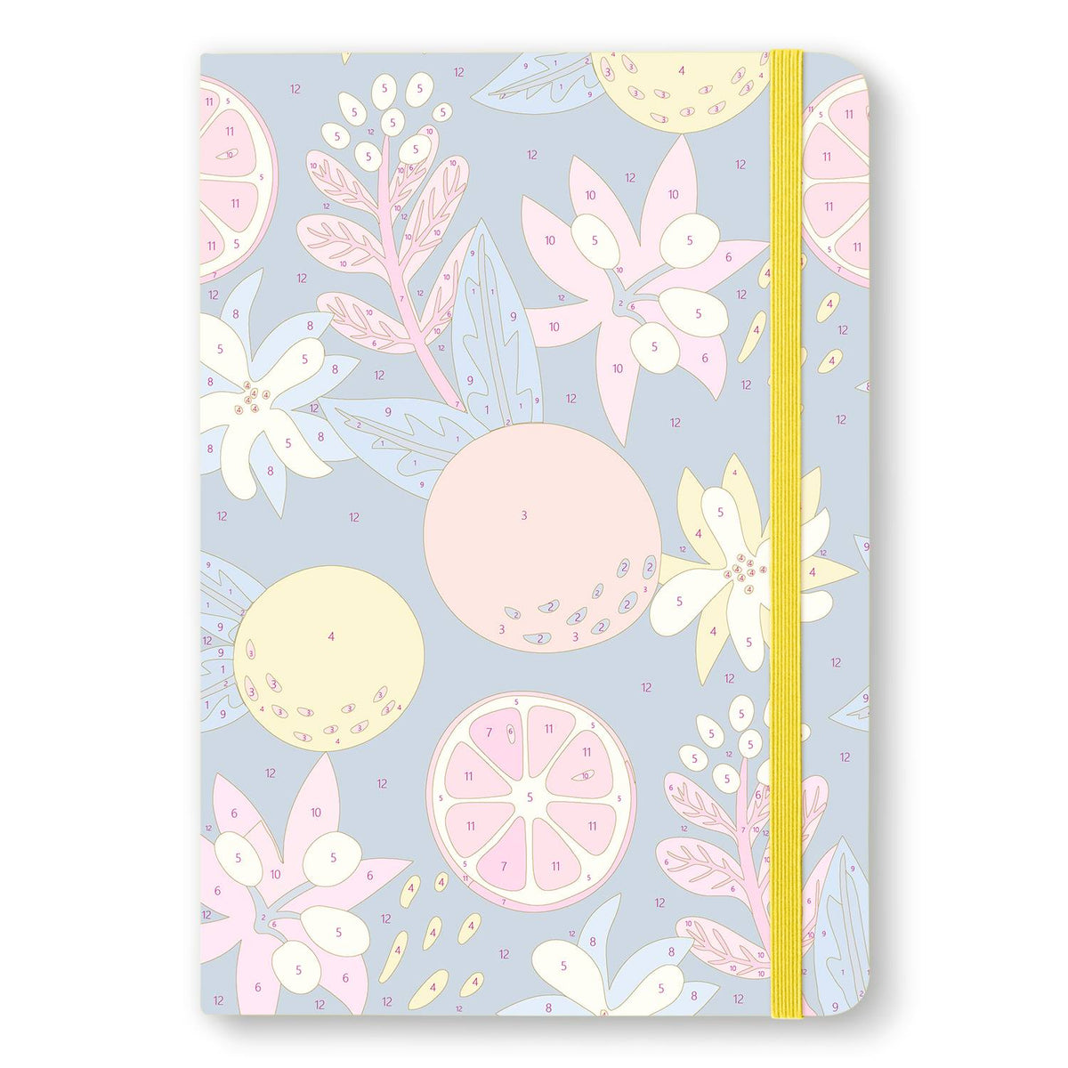 Midnight Citrus and Blooms paint by numbers notebook – image 13