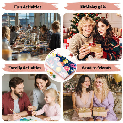 Midnight Citrus and Blooms paint by numbers notebook – image 18