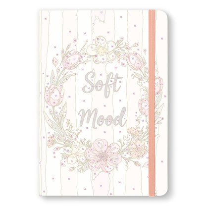 Blush Tulip Wreath paint by numbers notebook – image 12