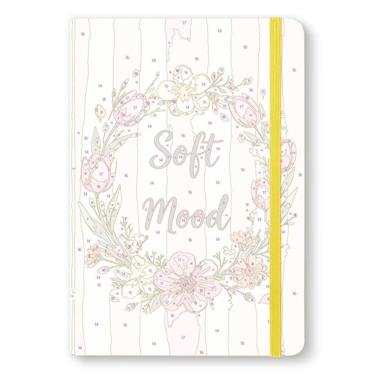 Blush Tulip Wreath paint by numbers notebook – image 13