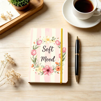 Blush Tulip Wreath paint by numbers notebook – image 26