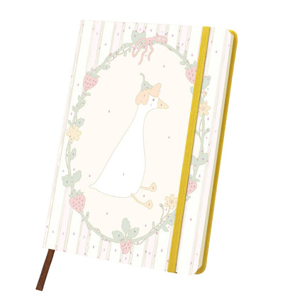 Flower-Crowned Goose in Berries paint by numbers notebook – image 11