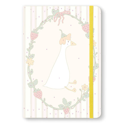 Flower-Crowned Goose in Berries paint by numbers notebook – image 13