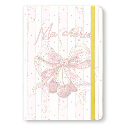 Cherries on a Pink Silk Bow paint by numbers notebook – image 13