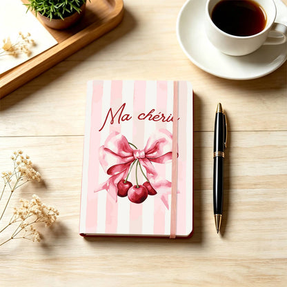 Cherries on a Pink Silk Bow paint by numbers notebook – image 27