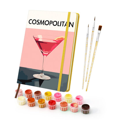 Rosy Martini with Orange Twist paint by numbers notebook – image 3