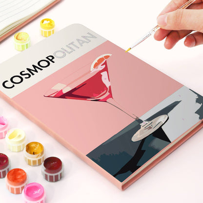 Rosy Martini with Orange Twist paint by numbers notebook – image 5