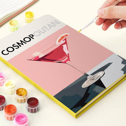 Rosy Martini with Orange Twist paint by numbers notebook – image 6