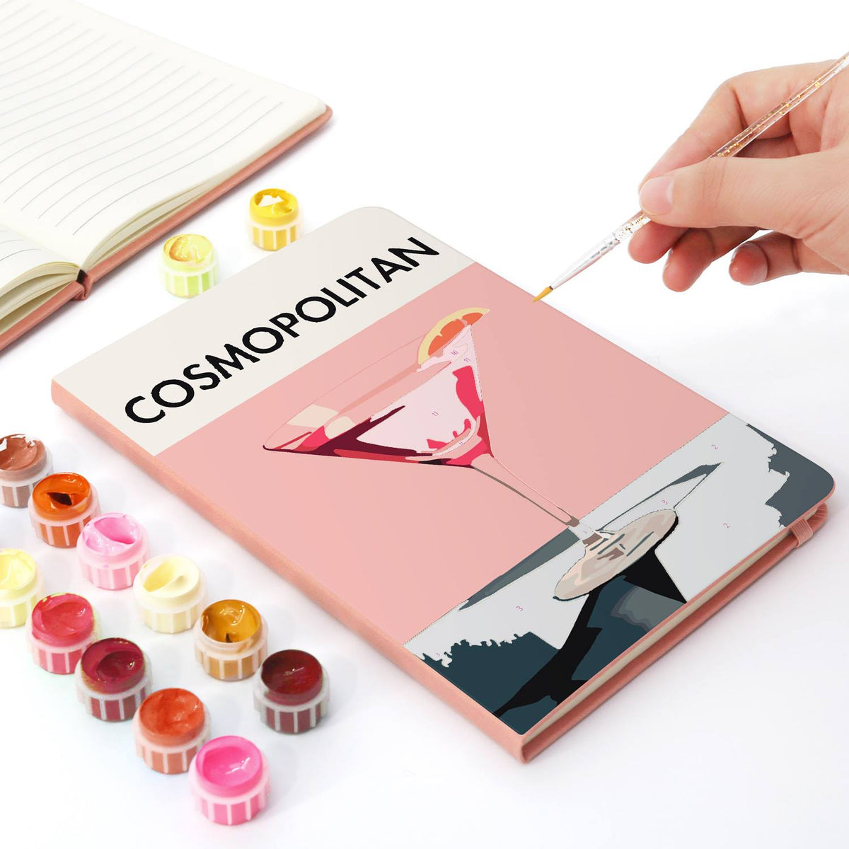 Rosy Martini with Orange Twist paint by numbers notebook – image 7