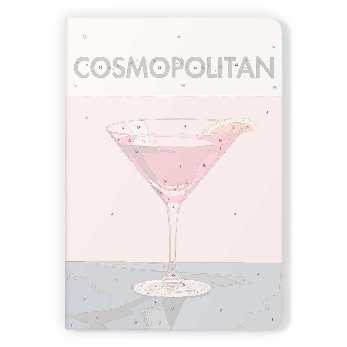 Rosy Martini with Orange Twist paint by numbers notebook – image 10