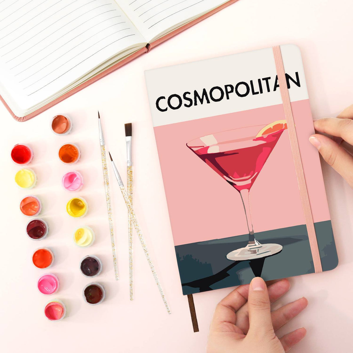Rosy Martini with Orange Twist paint by numbers notebook – image 19