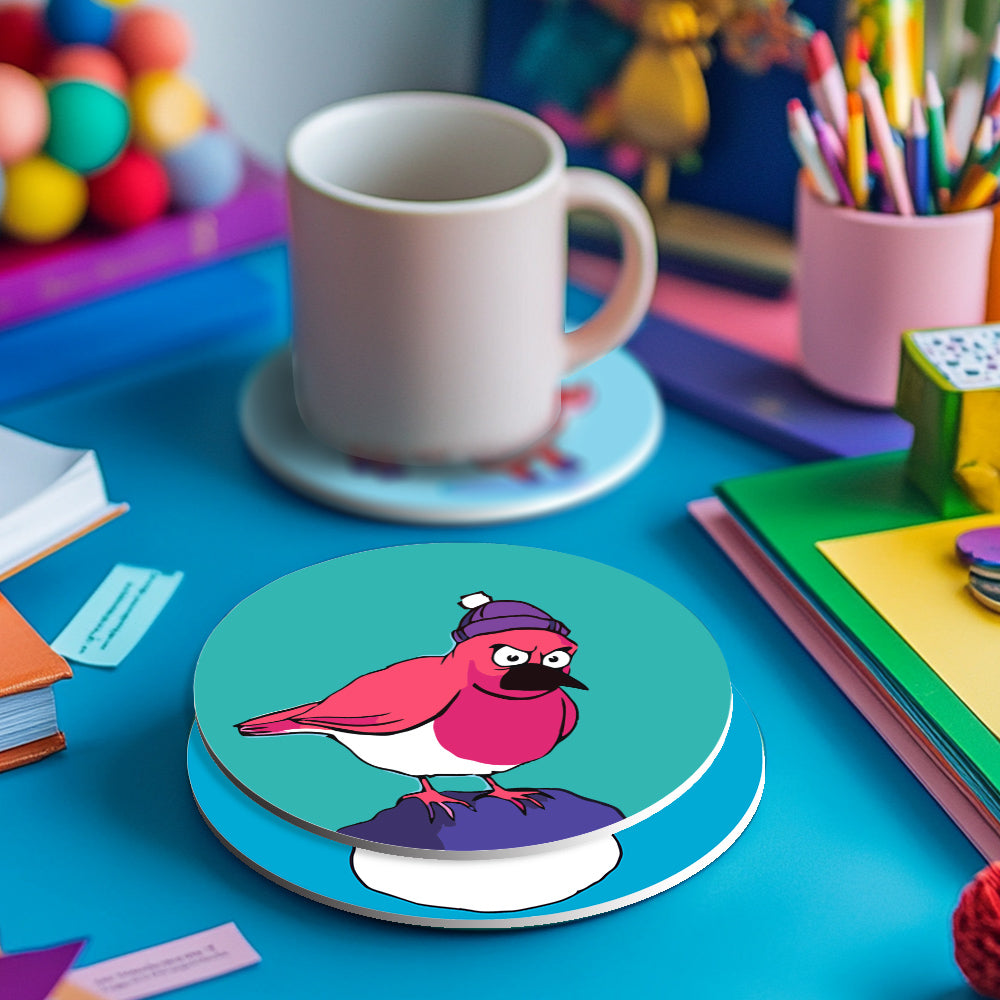 Cheeky Robin and Pudding Pals paint by numbers coasters – image 13