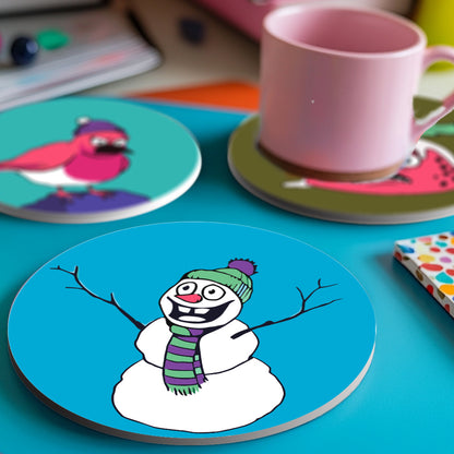 Cheeky Robin and Pudding Pals paint by numbers coasters – image 14