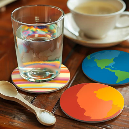 Earth and Moon Planet Parade paint by numbers coasters – image 18