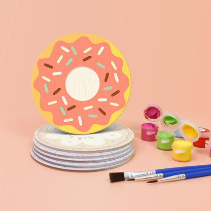 Sprinkle Donut Bakery paint by numbers coasters – image 4