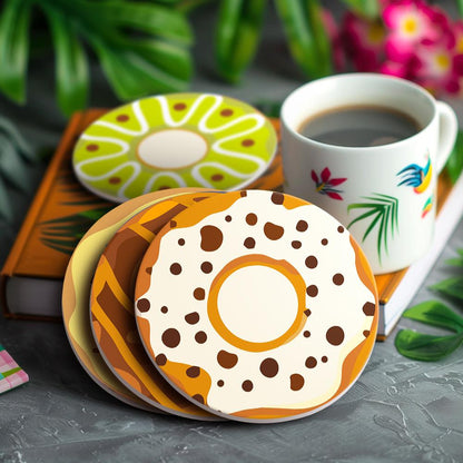 Sprinkle Donut Bakery paint by numbers coasters – image 15