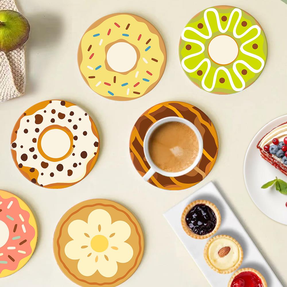 Sprinkle Donut Bakery paint by numbers coasters – image 16