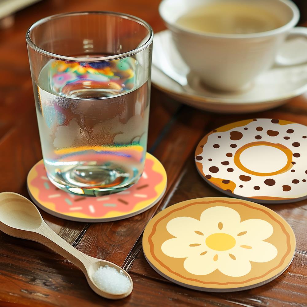 Sprinkle Donut Bakery paint by numbers coasters – image 17