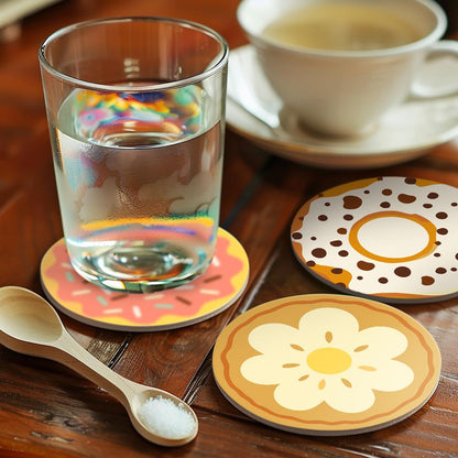 Sprinkle Donut Bakery paint by numbers coasters – image 17