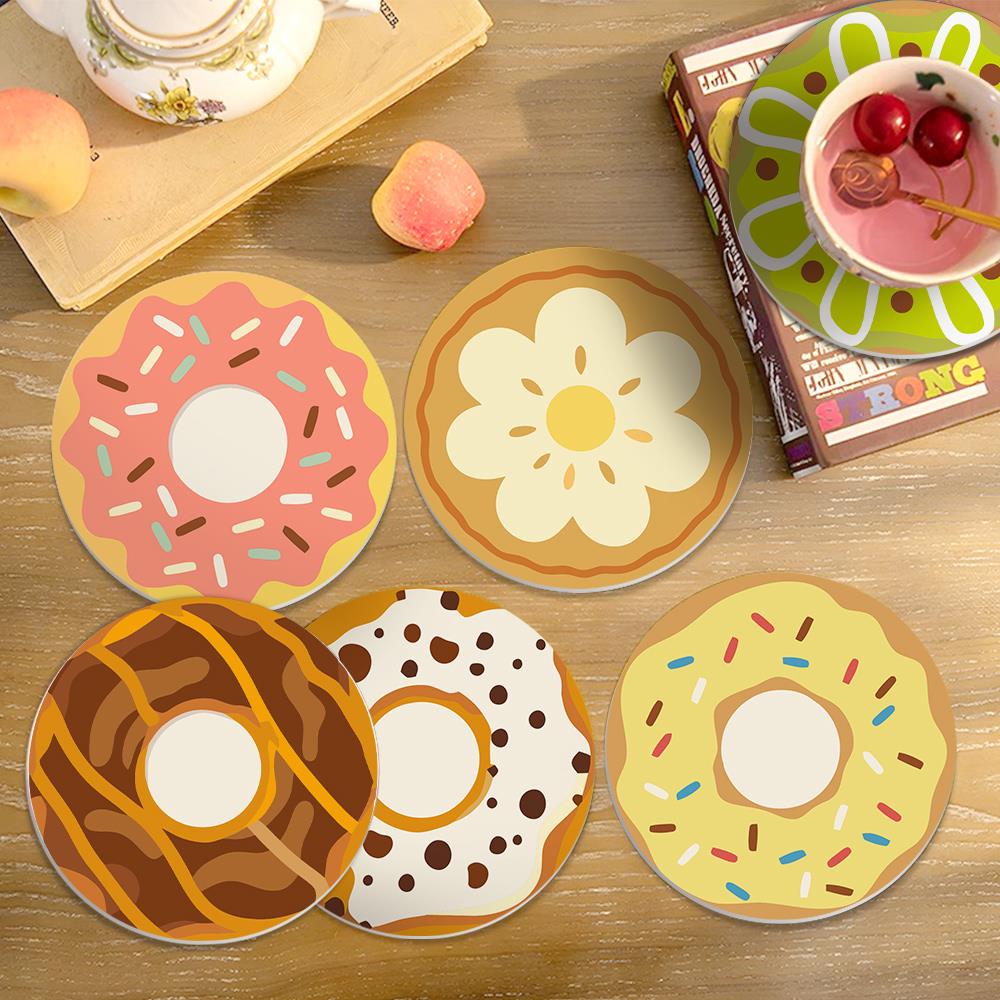 Sprinkle Donut Bakery paint by numbers coasters – image 18