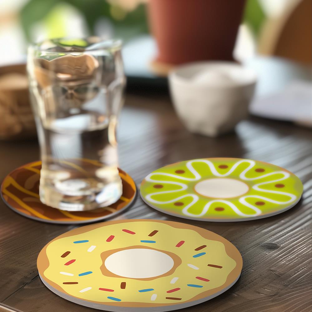 Sprinkle Donut Bakery paint by numbers coasters – image 19