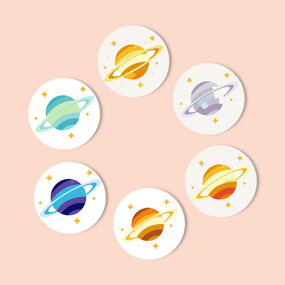 Ringed Planet Parade paint by numbers coasters – image 12