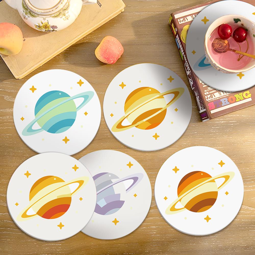 Ringed Planet Parade paint by numbers coasters – image 18