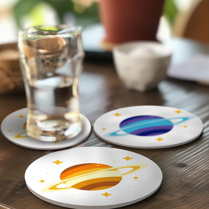 Ringed Planet Parade paint by numbers coasters – image 19