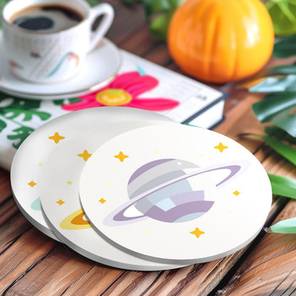 Ringed Planet Parade paint by numbers coasters – image 20