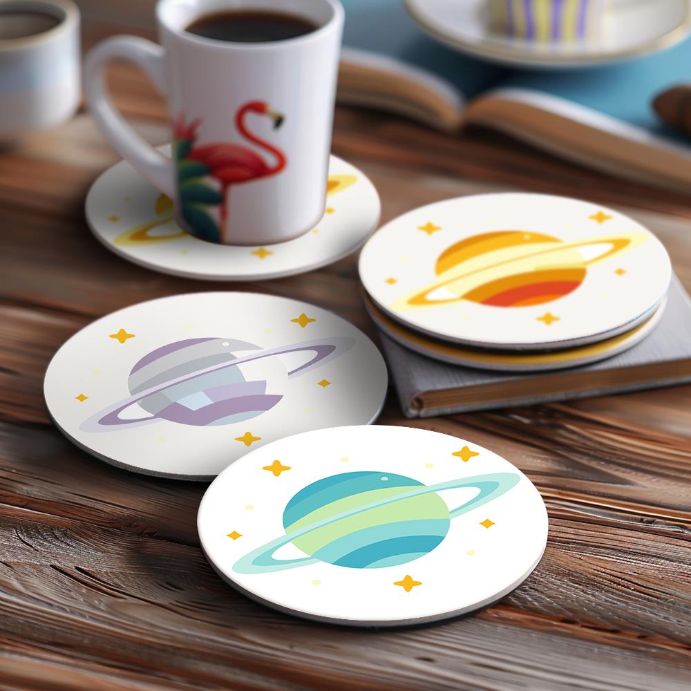 Ringed Planet Parade paint by numbers coasters – image 21