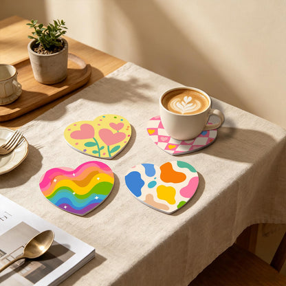 Good Vibes Retro Patterns paint by numbers coasters – image 18