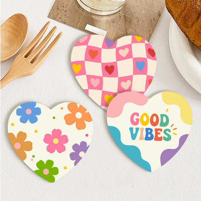 Good Vibes Retro Patterns paint by numbers coasters – image 24