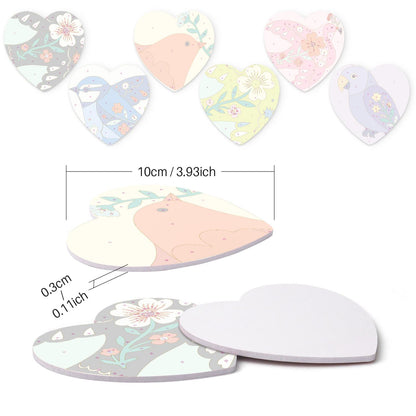 Folk Art Birds and Blossoms paint by numbers coasters – image 15