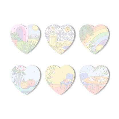 Sunlit Terrace Still Lifes paint by numbers coasters – image 16