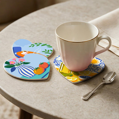 Sunlit Terrace Still Lifes paint by numbers coasters – image 24